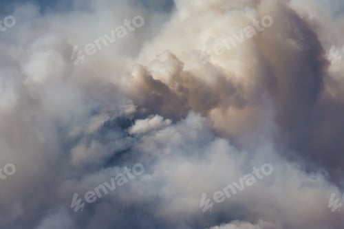 Preview: BC Forest Fire and Smoke over the mountain near Hope