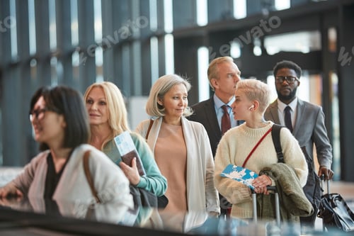Preview: Women In Aiport Queue