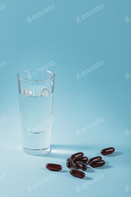 Preview: Oil filled capsules of food supplements