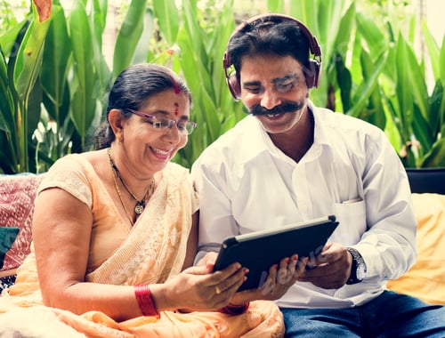 Preview: A happy Indian couple spending time together