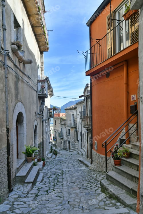 Preview: The Campania village of Guardia Sanframondi, Italy.