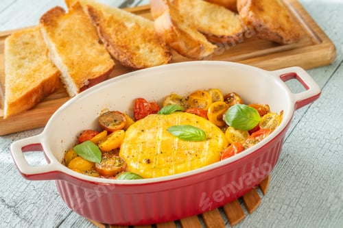 Preview: Baked camembert cheese
