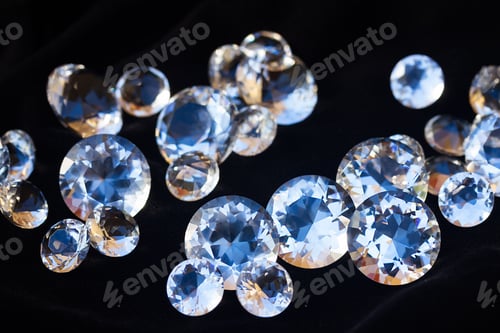Preview: Diamonds on black