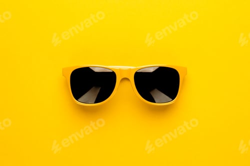 Preview: Studio Shot Of Yellow Sunglasses