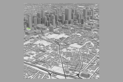 Visualização: Paisagem urbana de Los Angeles Califórnia