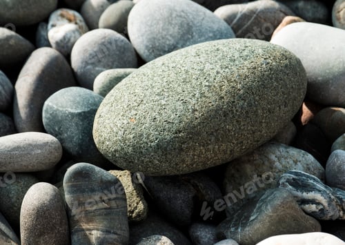 Preview: round pebbles on the beach