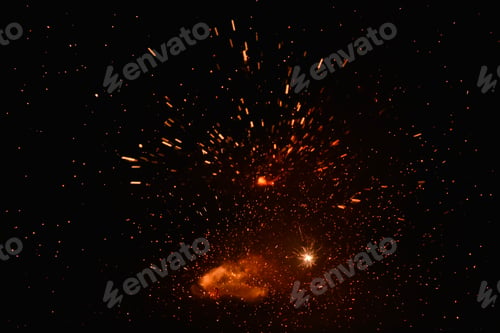 Preview: Firework Display At Night
