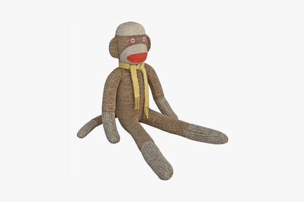 Preview: Yarn monkey figure with scarf