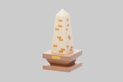 Preview: Cartoon obelisk monument