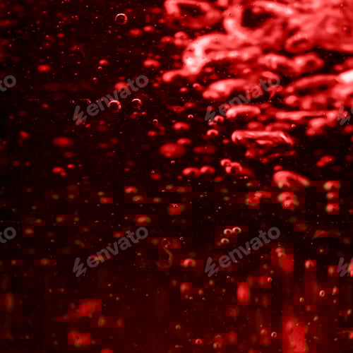 Preview: Red wine pouring background with bubbles Macro shot