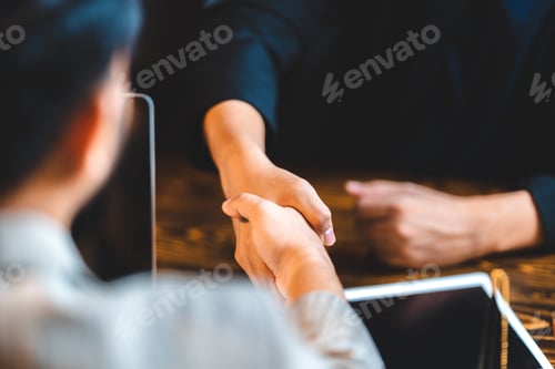 Preview: business hand contract meeting with success agreement concept, professional businessman handshake