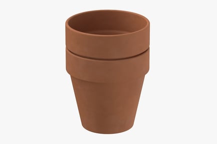 Preview: Stacked Terracotta Clay Pot Set, Small