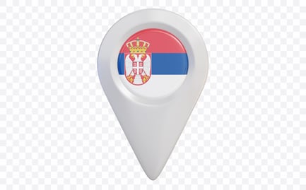 Preview: Serbia Location Pin