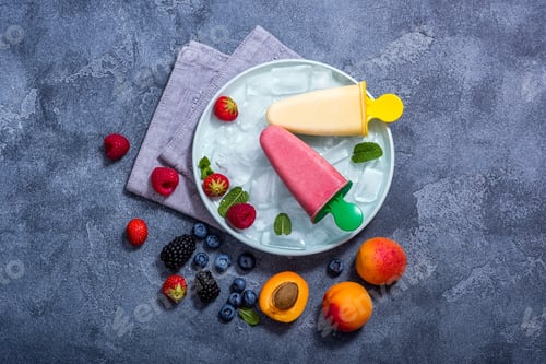 Preview: Fruit Popsicles Ice Cream