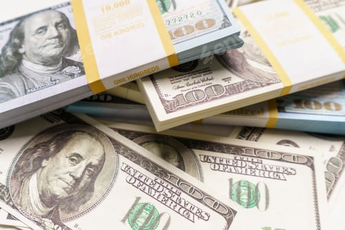 Preview: Close-Up Of American One Hundred Dollar Bills