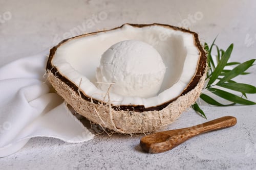 Preview: Coconut ice cream