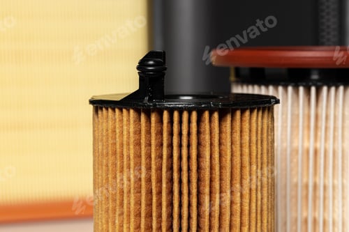 Preview: Auto filters close up. New parts for the car