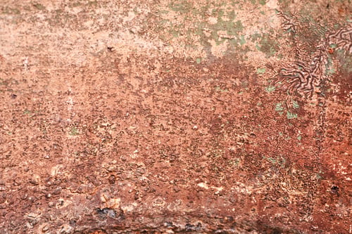 Preview: Old metal rusty texture. Abstract brown grunge iron background