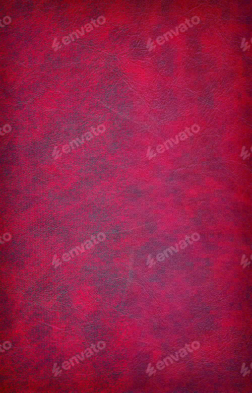 Preview: Abstract Red Leather Texture with Dark Vignette
