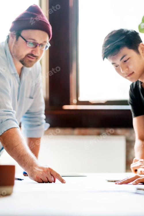 Preview: Startup team working on a project