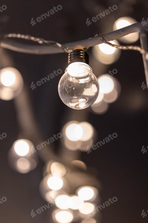 Preview: String lights hanging inside as decoration