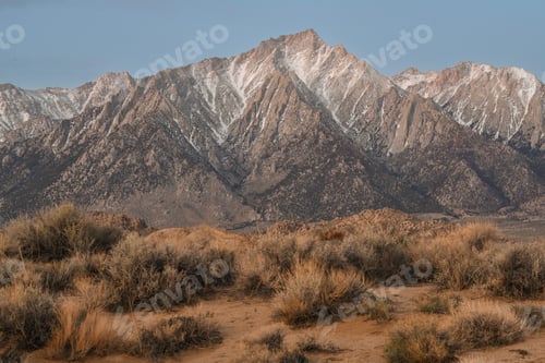 Preview: Mt Whitney from the Alabama Hills. Sierra Nevadas