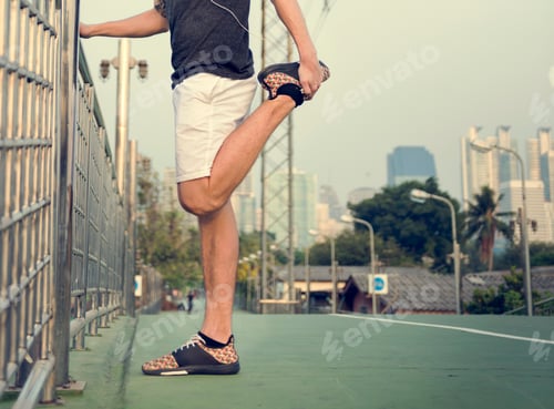 Preview: Athletic Stretching Healthy Workout Sport Concept