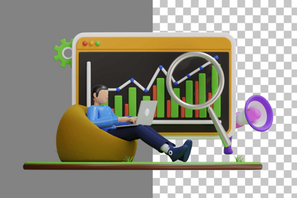 Preview: Business Growth 3D Illustration
