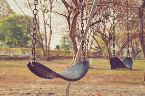 Preview: Swing in the garden, autumn season