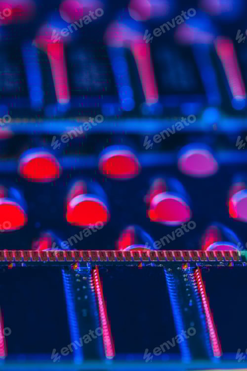 Preview: computer random access memory (RAM) close up
