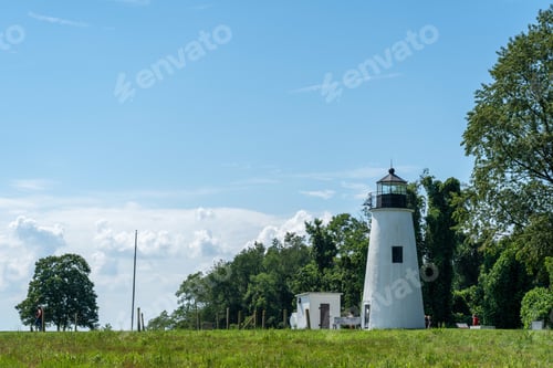 Preview: Turkey Point Lighthouse in the Elk Neck State Park along the Chesapeake Bay