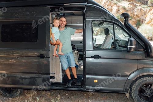 Preview: Father and son enjoying van life adventure