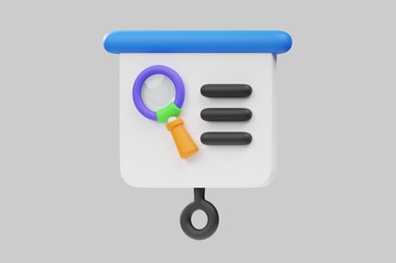 Preview: Presentation board with magnifier analysis