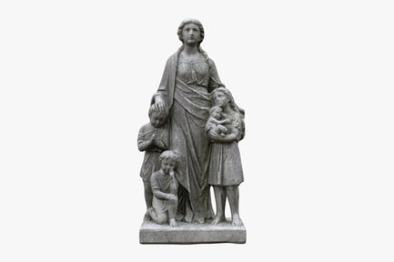 Preview: Stone Statue: Woman and Children