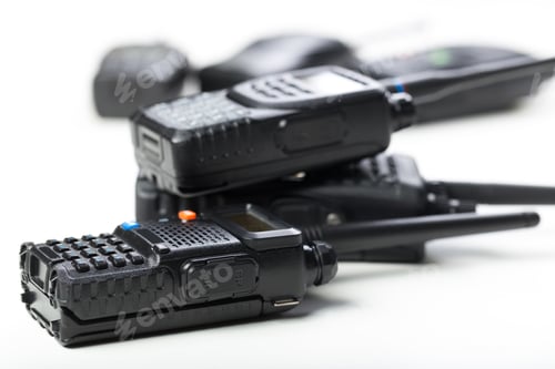 Preview: Collection of handheld communication devices primarily used for outdoor activities and emergency
