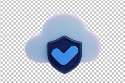 Preview: Cloud Security 3D Icon