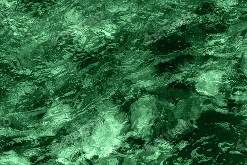 Preview: Abstract underwater wallpaper. Aquatic ripple wavy green water surface, water texture background