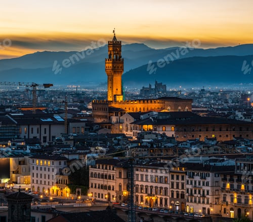 Preview: View of Florence cityscape