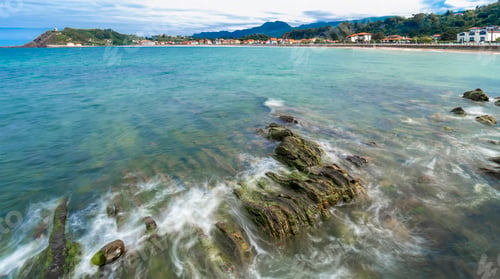 Preview: Beach of Santa Marina and Ribadesella Promenade, Ribadesella, Spain