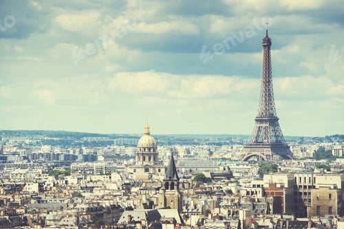 Vista previa: View On Eiffel Tower, Paris, France