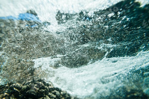 Preview: abstract underwater sea foam bubbles texture