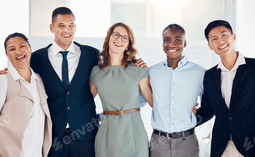 Preview: Teamwork, diversity and business people in collaboration, partnership and support at a corporate co