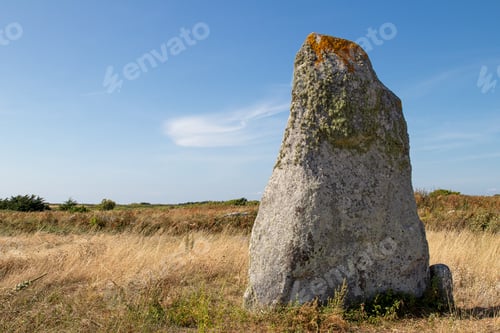 Preview: Menhir Mane-Meur on peninsula Quiberon in Brittany