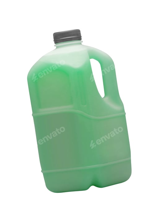 Preview: Blue liquid for car in canister