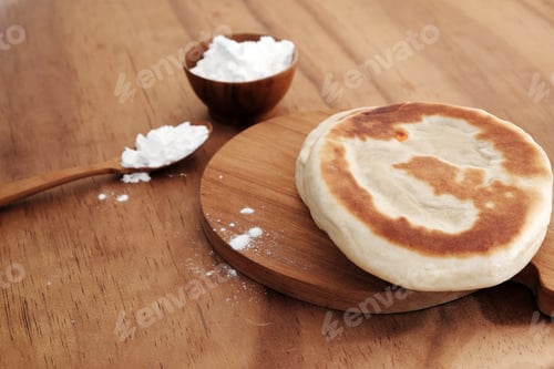 Preview: Chinese Fried Dough On Wooden Floor