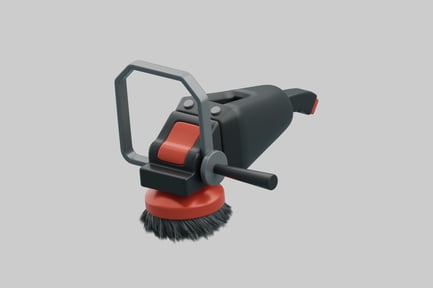 Preview: Cartoon cleaning brush machine tool