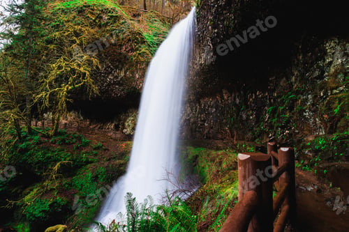 Preview: Lower South Falls At Silver Falls State Park, Oregon