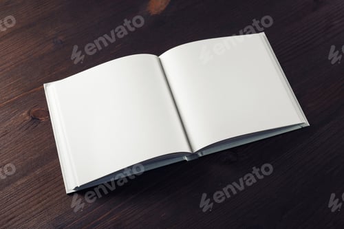 Preview: book, mockup, cover, textbook, realistic
