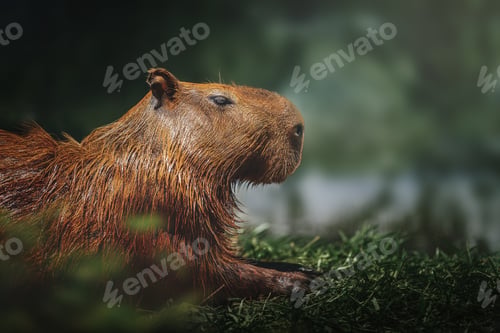 Preview: Capybara (Hydrochoerus hydrochaeris) - World largest rodent