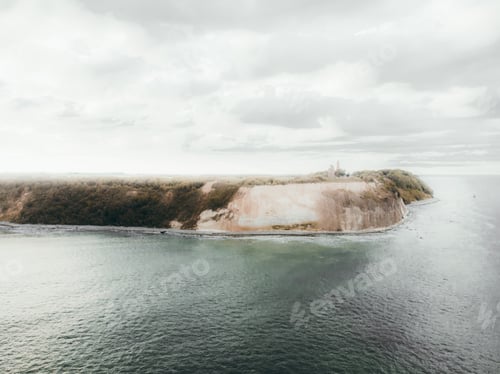 Preview: Aerial View of Coastal Cliffs and Ocean